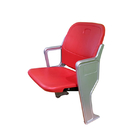 Big Red Back Height 880mm Folding Stadium Chair With Armrests  Impact Resistance