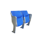 Square High Density HDPE Foldable Stadium Seats / Fold Up Bleacher Seats