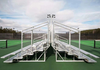 Anticorrosive Aluminum Alloy Portable Outdoor Bleacher With Safety Railings